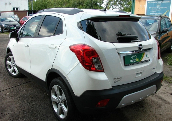 Opel Mokka cena 43900 przebieg: 93000, rok produkcji 2013 z Moryń małe 326